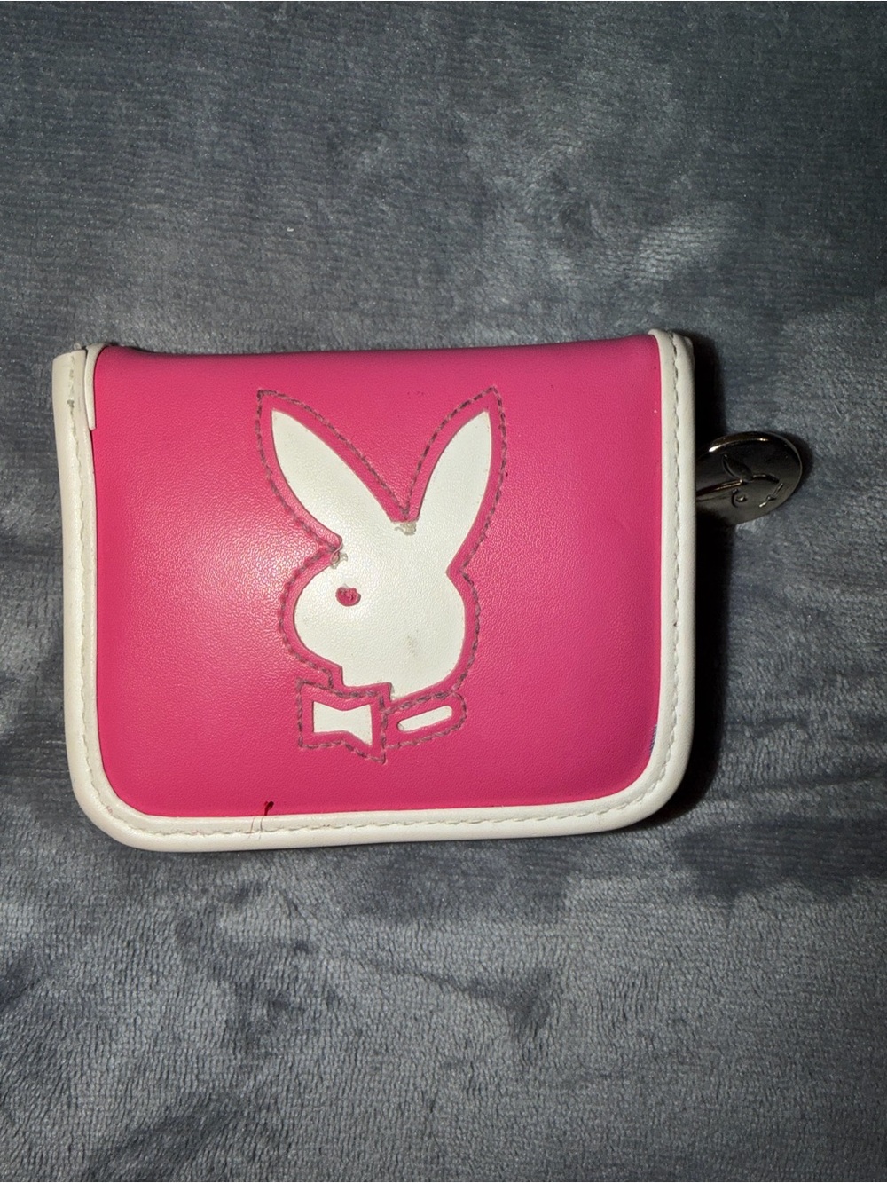 🩷 PLAYBOY Zip-Up Wallet with Bunny Logo